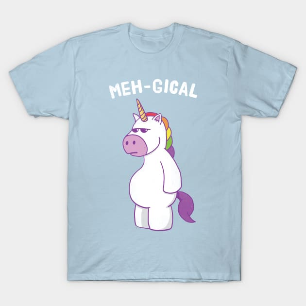 Meh-Gical Unicorn T-Shirt by Wasabi Snake